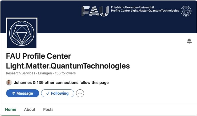 FAU LMQ now on LinkedIn