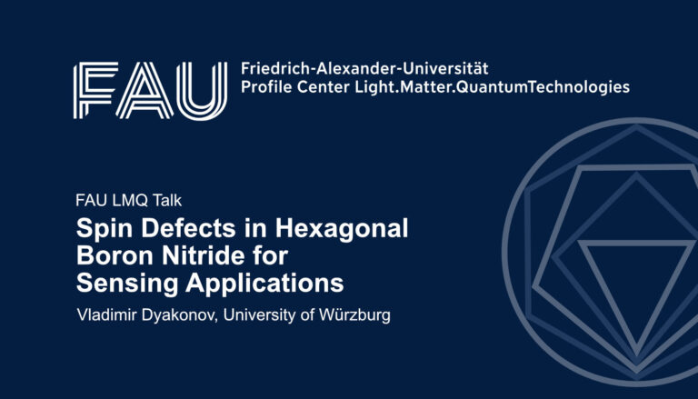 FAU LMQ Talk: Spin Defects in hexagonal Boron Nitride for Sensing Applications