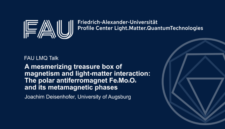 FAU LMQ Talk: A mesmerizing treasure box of magnetism and light-matter interaction:  The polar antiferromagnet Fe₂Mo₃O₈ and its metamagnetic phases